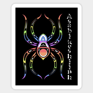 Asabikeshiinh (spider) Pride ally Sticker